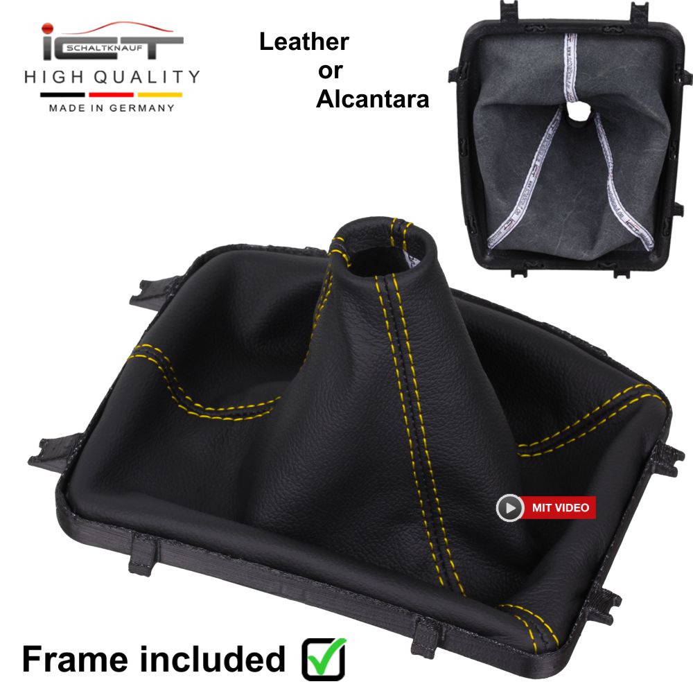 Pontiac GTO Holden Commodore VY VZ SS SV6 (2004-2006) pomo de la palanca de cambios Alcantara cuero funda