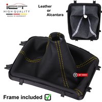 Pontiac GTO Holden Commodore VY VZ SS SV6 (2004-2006) shift gear knob boot gaiter cover Alcantara leather