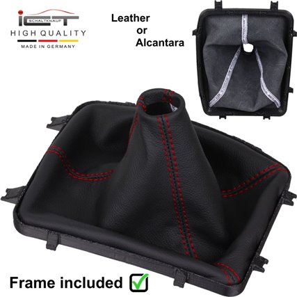 Pontiac GTO Holden Commodore VY VZ SS SV6 (2004-2006) pommeau de vitesse cuir et soufflet avec cadre de montage