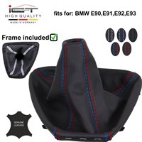 BMW E90 E91 E92 E93 (2007-2013) pomello del cambio Alcantara pelle cuffia