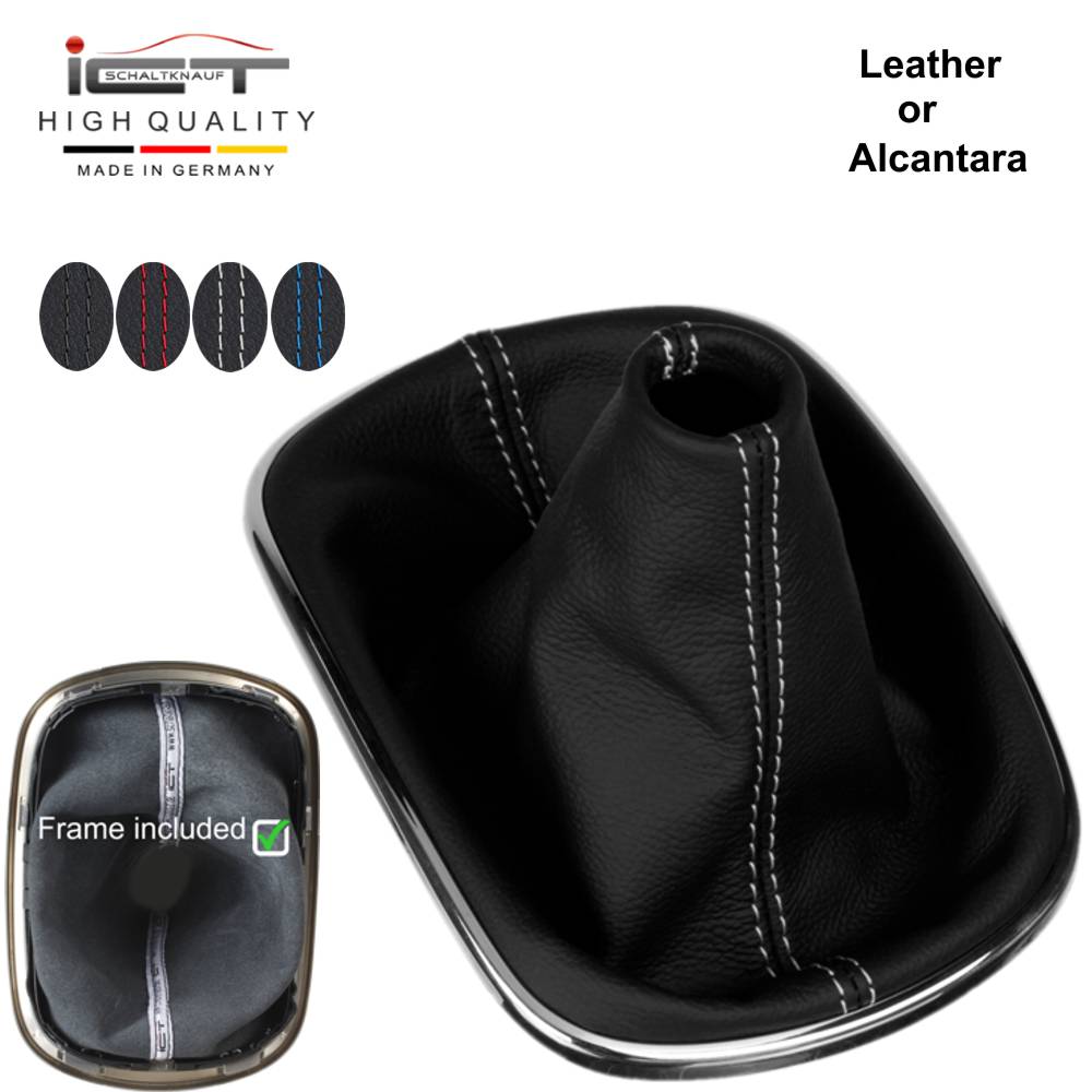 VW Passat 5B Typ 3B / 3BG / W8 (1996 – 2005) shift gear knob boot gaiter cover Alcantara leather