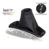 Mercedes C-Class Automatik W203 CLK C209 S203 CL203 (2002-2011) shift gear knob boot gaiter cover Alcantara leather