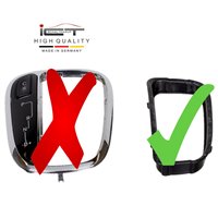 ict pomello del cambio con cuciture grigie Mercedes C-Class Automatik W203 CLK C209 S203 CL203 (2002-2011)