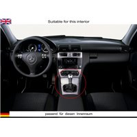 Mercedes C-Class Facelift W203 S203 CL203 W209 A209 (2004-2008) shift gaiter boot bottom view with cable