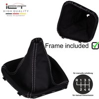 Mercedes C-Class Facelift W203 S203 CL203 W209 A209 (2004-2008) manopla de câmbio Alcantara couro coifa