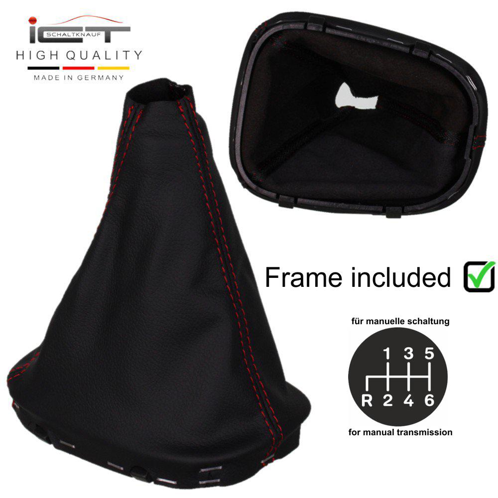 Mercedes C-Class W203 W209 CLK Cabrio Sportcoupe CL203 ( 2000 - 2005) shift gear knob boot gaiter cover Alcantara leather