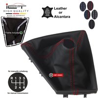 BMW Serie 3 Serie 4 F30 F31 F32 F33 F34 F36 (2011-2019) pomo de la palanca de cambios Alcantara cuero funda