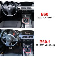 shift boot bottom frame view BMW 5 Series E60 E61 Touring Facelift (2003-2010)