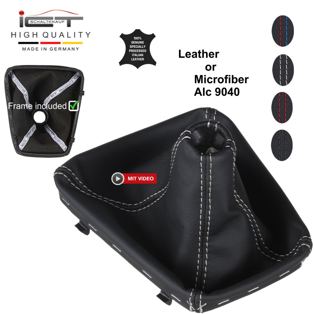 BMW Serie 3 E36 Compact (1993 – 2000) pomello del cambio Alcantara pelle cuffia