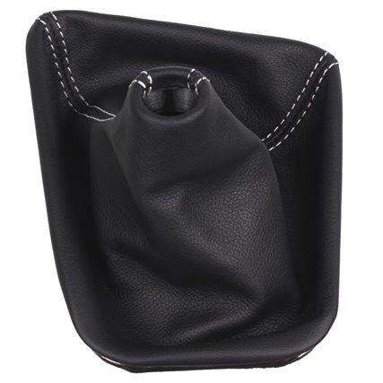 BMW Serie 3 E46 (1999-2004) pomello del cambio pelle e cuffia con telaio di montaggio