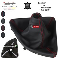 BMW 1 Series E87 E81 E82 E88 (2004 – 2011) shift gear knob boot gaiter cover Alcantara leather