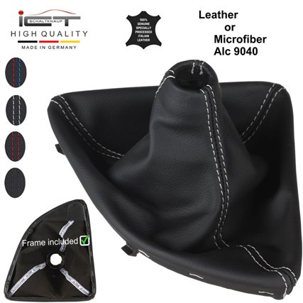 BMW 1er Serie E87 E81 E82 E88 (2004 – 2011) Schaltknauf Schaltsack leder schaltmanschette mit rahmen