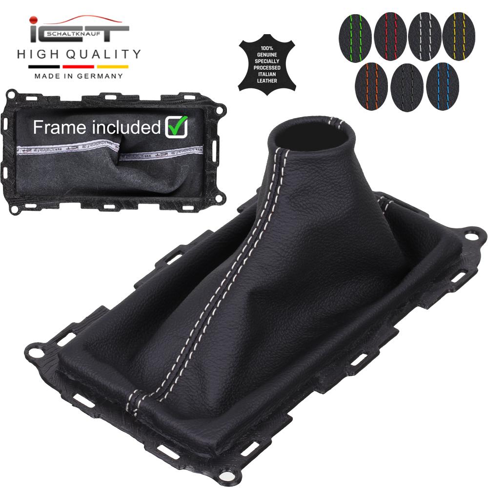 Ford Mustang 5 V Shelby, GT500, V6, GT, GT/H, Premium, BOSS (2005 - 2014) pomo de la palanca de cambios Alcantara cuero funda