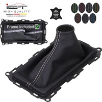 Ford Mustang 5 V Shelby, GT500, V6, GT, GT/H, Premium, BOSS (2005 - 2014) shift gear knob boot gaiter cover Alcantara leather