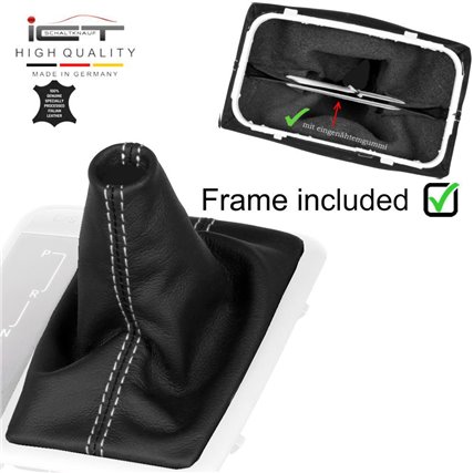 Mercedes Benz  SLK R171 (03/2004 - 03/2011) Automatic pommeau de vitesse cuir et soufflet avec cadre de montage