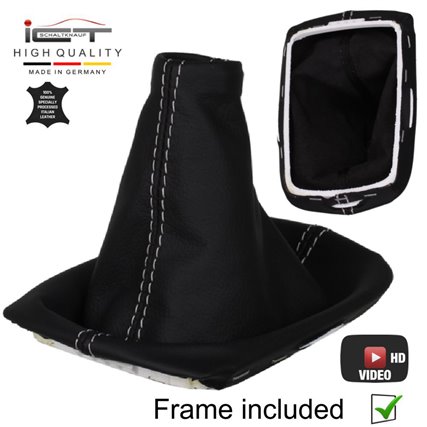 Volvo C30 C70 S40 V50 (2004-2013) manopla de câmbio Alcantara couro coifa