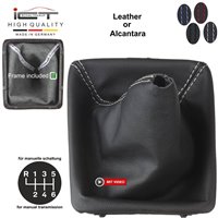 Mercedes Benz  SLK R171 (2004-2011) Manuel shift gear knob boot gaiter leather mounting frame