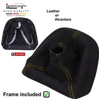 Porsche 911 Carrera  997 Boxster 987 Cayman (2004–2013) shift gear knob boot gaiter leather mounting frame