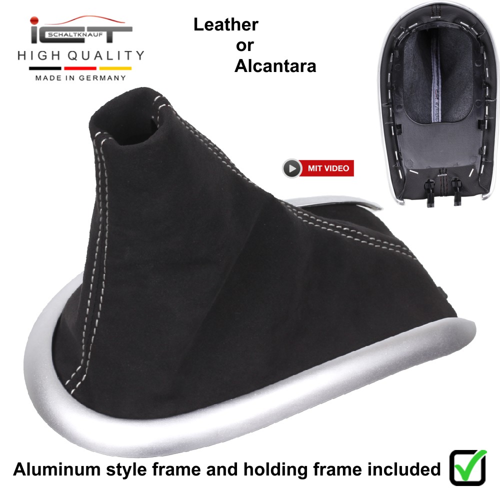 Porsche Boxster 986 911 996 (1996–2005) pomello del cambio Alcantara pelle cuffia