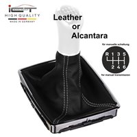 VW Bus T5 (2003–2015) Transporter Caravelle Multivan California shift gear knob boot gaiter cover Alcantara leather