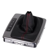 VW Bus T5 (2003–2015) Transporter Caravelle Multivan California Schaltknauf Schaltsack leder schaltmanschette mit rahmen