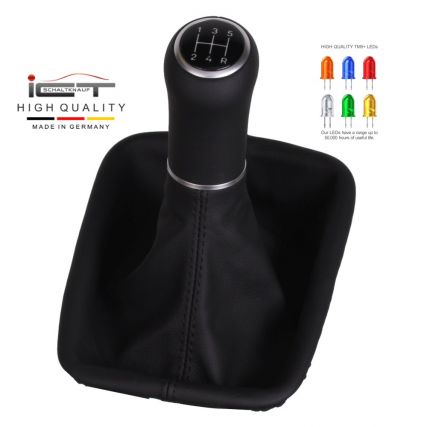 ict Schaltknauf mit rote Naht Porsche 944 968 924 S 924 931 GTR Turbo cup