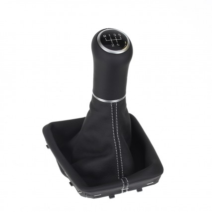 VW Golf 7 MK7 GTI, GTD, R shift gear knob boot gaiter leather mounting frame