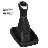 ict pomello del cambio con cuciture grigie Opel Tigra Twintop