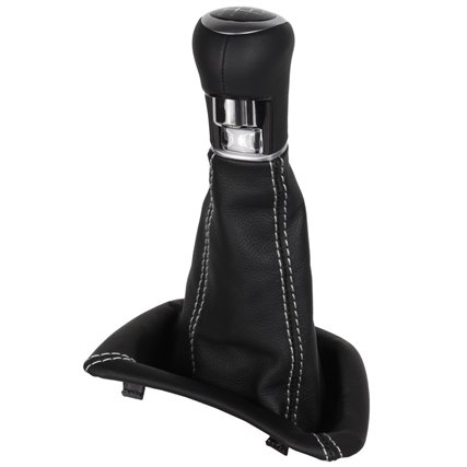 ict pommeau de vitesse avec coutures noires Mercedes Sprinter W906 VW Crafter 2E (2006-2018)