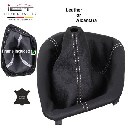 Dodge Challenger (2015-2024) Schaltsack leder schaltmanschette mit rahmen