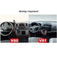 Für VW Bus T5 (2003-2015) Schaltknauf Schalthebel Schaltmanschette Schaltsack Leder Alcantara® 5-6-Gang LED beleuchtet