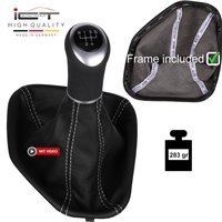 ict shift knob with grey stitching BMW 5 Series E39 (1994-2004)