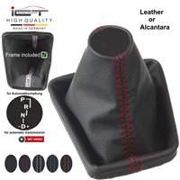 VW Bus T6.1 Transporter Multivan California Automatic (2017-) shift gear boot gaiter cover Alcantara leather