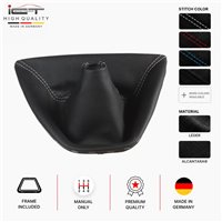 BMW X Reihe X3 E83 F25 (2004-2017) Schaltknauf Schaltsack leder schaltmanschette mit rahmen