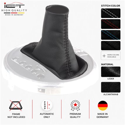 VW Bus T5 Transporter Multivan California DSG Automatic 2003-2015 shift gear boot gaiter leather mounting frame