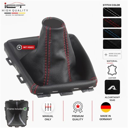 Saturn Sky Opel GT Turbo Daewoo G2X Schaltsack Alcantara leder schaltmanschette