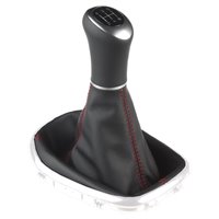 ict pomello del cambio con cuciture rosse Opel Karl