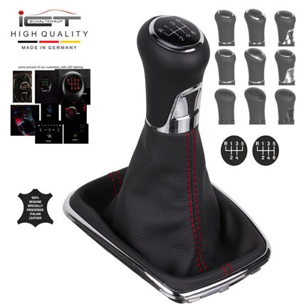 VW Golf 4 1J MK4 GTI Jetta 4 Bora R32 shift gear knob boot gaiter cover Alcantara leather