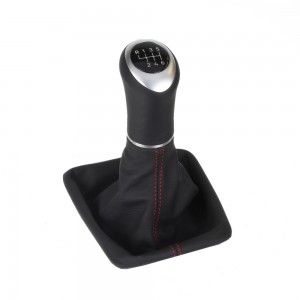 ict manopla de câmbio com costura vermelha Seat Leon 3 Typ 5F