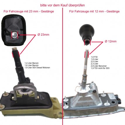 shift boot bottom frame view VW Golf 4 1J MK4 GTI Jetta 4 Bora R32