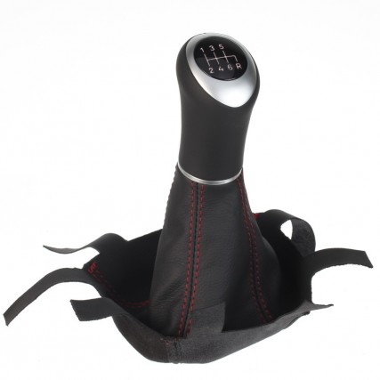 ict Schaltknauf mit rote Naht Honda CR-V 3./4. Generation