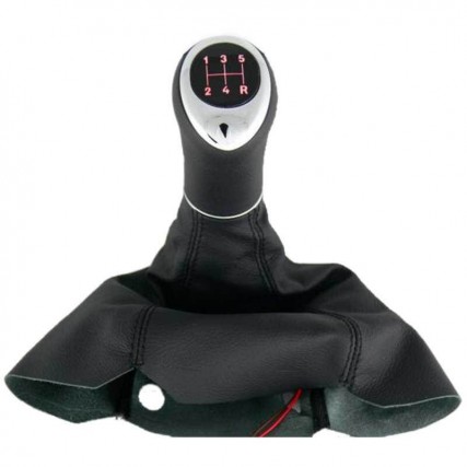 ict shift knob with red stitching Citroen Berlingo B9