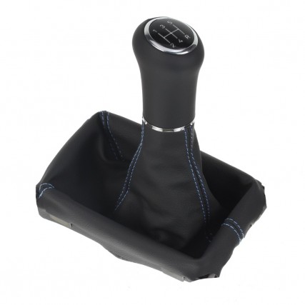 Mazda 6 GH pomo de la palanca de cambios de cuero funda marco de montaje