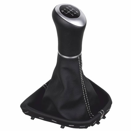 ict shift knob with grey stitching VW Caddy Typ 2K 2C