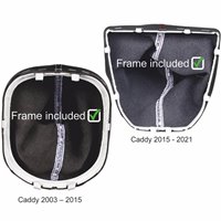 soufflet vue de dessous du cadre VW Caddy Typ 2K 2C