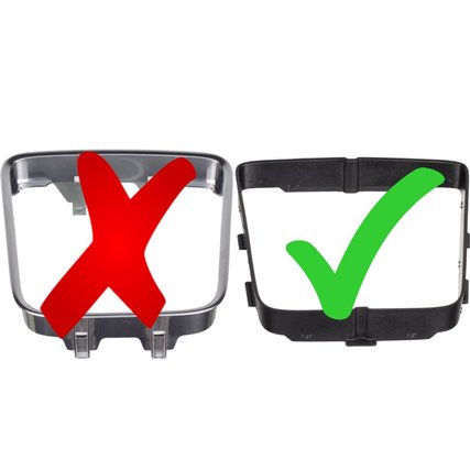 soufflet vue de dessous du cadre Audi A3 Typ 8V