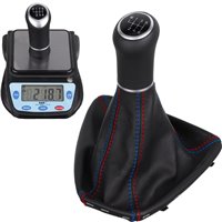 BMW E90 E91 E92 E93 Serie 3 pomo de la palanca de cambios de cuero funda marco de montaje