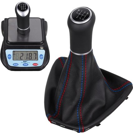 BMW E90 E91 E92 E93 Serie 3 pomo de la palanca de cambios de cuero funda marco de montaje