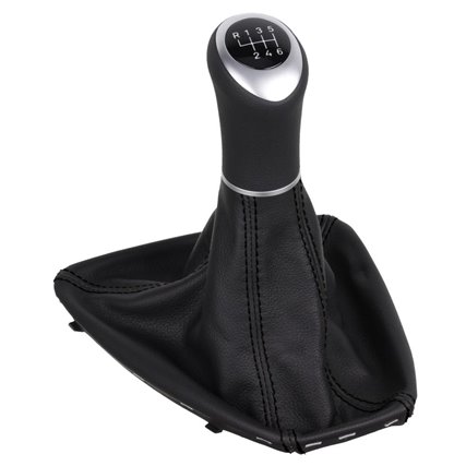 ict pomo de la palanca de cambios con costuras negras BMW E90 E91 E92 E93 Serie 3