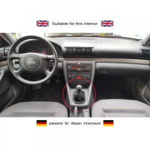  Audi Schaltknauf Schaltsack A4 Audi A4 B5 Facelift leder